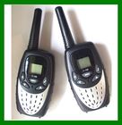 Black T728 hand free walkie talkie radio communication