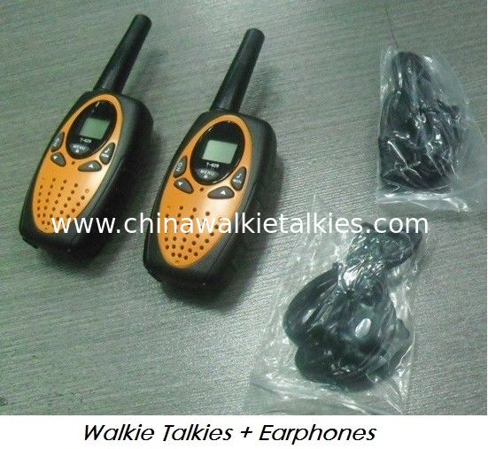Orange T628 kids best walkie talkie headset