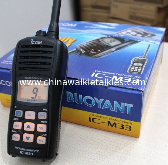 Icom IC-M33 waterproof VHF two way radios